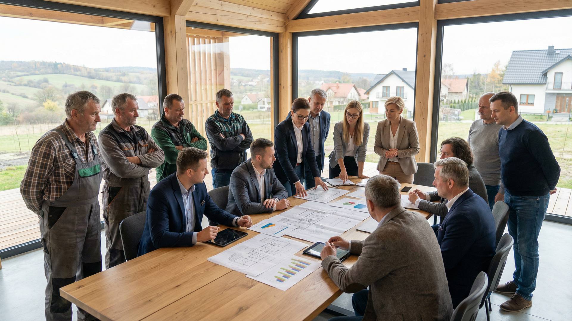 Rolnicy, przedsiebiorcy i samorzadowcy omawiaja projekt spoldzielni energetycznej