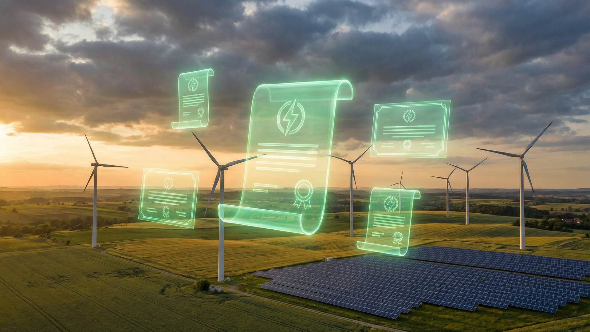 Zielone certyfikaty - swiadectwa pochodzenia energii OZE